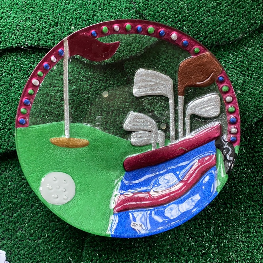 Golf plate or platter